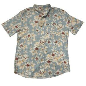 Faherty SS Breeze Shirt BSF-Blue Sky Floral